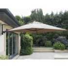 Garden Must Haves Wall Mounted Cantilever Parasol and Cover (base not included) - Taupe