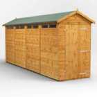 Power Apex 16' x 4' Security Shed