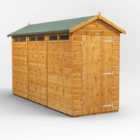 Power Apex 12' x 4' Security Shed
