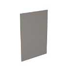 KitchenKIT Base 65cm J-Pull End Panel - Gloss Dust Grey