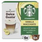 Starbucks Dolce Gusto Madagascar Vanilla Macchiato Coffee Pods x 12 132g