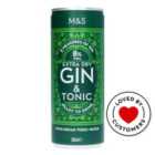 M&S Gin & Tonic 250ml