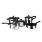 Essentials By Premier 6 Piece Stainless Steel Non-stick Cookware Set