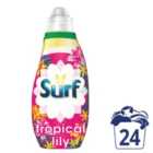 Surf Tropical Lily Laundry Washing Liquid 24 Washes 0.648L