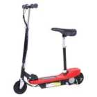 Reiten Kids Foldable E Scooter Electric 120W Toy with Brake Kickstand - Red