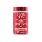 Seven Seas Cod Liver Oil Max Strength Omega-3 & Vitamin D Capsules 60 per pack