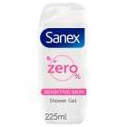 Sanex Zero% Shower Gel Sensitive, 225ml