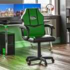 Comet Racing Gaming Chair Green And Black