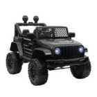 Reiten Kids SUV Truck 12V Electric Ride On Car with Remote Control - Black