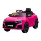 Reiten Audi RS Q8 6V Kids Electric Ride On Car Toy with Remote, USB, MP3 & Bluetooth - Pink