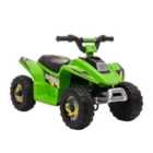 Reiten 6V Kids Electric Ride-On Car with Big Wheels - Green