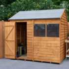 Forest Garden Overlap Dip Treated 8' x 6' Reverse Apex Shed