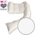 Dreamgenii Pregnancy Pillow White