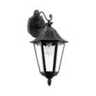 Eglo Navedo Traditional Lantern Exterior Wall Light - Black