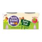 Petits Filous Kids Dairy Free Raspberry Yoghurt Pots 4 x 95g