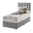 Silentnight Mirapocket Latex 1400 Non Storage Divan Bed - Slate Grey No Headboard Single