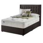 Silentnight Mirapocket Latex 1400 Non Storage Divan Bed - Velvet Charcoal No Headboard King