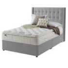 Silentnight Mirapocket Latex 1000 Non Storage Divan Bed - Slate Grey No Headboard King