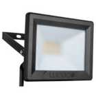 Luceo Eco Flood Light IP65 800LM 10W 4000K, 1M Cable - Black