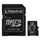 Kingston 64GB Canvas Select Plus microSD Card (SDXC) A1 C10 + SD Adapter 2 Pack - 100MB/s