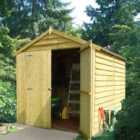 Shire Pressure-Treated Overlap Shed with Double Doors - 8 x 6