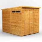 Power 6' x 8' Pent Security Shed