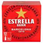 Estrella Damm Premium Lager Beer Bottles 12 x 330ml