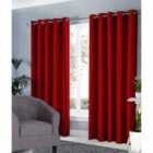 Groundlevel Blackout Curtains Red 66X90