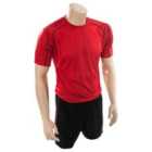 Precision Lyon Training Shirt & Short Set Junior (red/Black, L Junior 30-32")