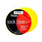 Precision Sock Tape 19Mm (pack Of 10) (yellow, 19Mm X 33M)