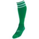 Precision 3 Stripe Pro Football Socks Junior (green/White, J12-2)