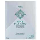 M&S Gin & Diet Tonic 4 x 250ml
