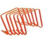 Precision Flat Hurdles Set (set Of 6) (15", Orange)