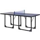 Jouet Tennis Table Ping Pong Foldable with Net Game Steel Blue 183cm Indoor
