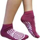 Aidapt Patient Slipper Socks - Purple Medium