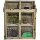 Forest Garden Softwood 4 x 2ft Mini Greenhouse