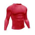 Precision Essential Baselayer Long Sleeve Shirt Adult (red, Small 34-36")