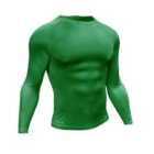 Precision Essential Baselayer Long Sleeve Shirt Adult (green, Xsmall 32-34")