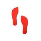 Foot Floor Marker (pack Of 6) (red)