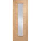 LPD Oak Vancouver Glazed Long Light Internal Fire Door