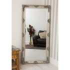 MirrorOutlet Davenport Silver Ornate Flourish Full Length Mirror 168 X 78 Cm