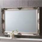 MirrorOutlet Davenport Silver Ornate Flourish Large Wall Mirror 112 X 81 Cm