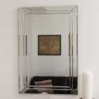 MirrorOutlet Cranbury All Glass Wall Mirror 90 X 60 Cm