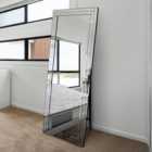MirrorOutlet Luxford All Glass Bevel Free Standing Cheval Dress Mirror 5Ft7 X 1Ft11 170Cm X 58Cm