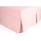 Fitted Sheet Valance King Powder Pink