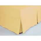 Fitted Sheet Valance Double Saffron