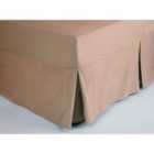 Fitted Sheet Valance Single Walnut Whip