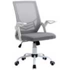 Vinsetto Mesh Swivel Office Chair Task Computer Chair Grey