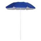 Outsunny Beach Umbrella Parasol - Blue