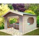 Shire 11 ft x 11 ft Bere Log Cabin